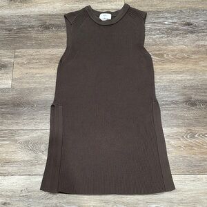 NWOT! Wilfred Textured Knit Top - Taupe Brown